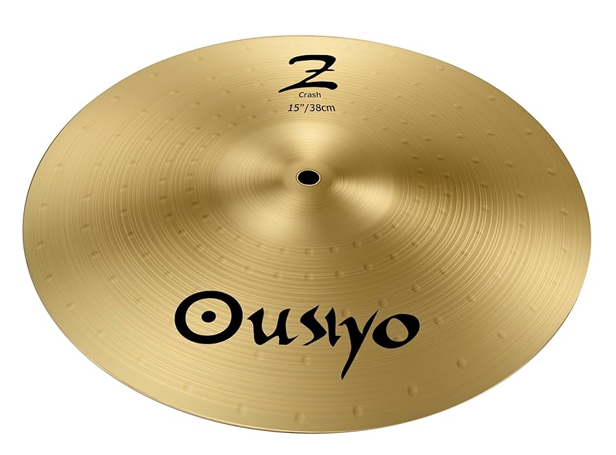 Amazon | シンバル クラッシュシンバル 15インチ OUSIYO